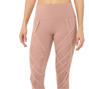 ALO Yoga High-Waist Wrapped Stirrup Legging - Nectar